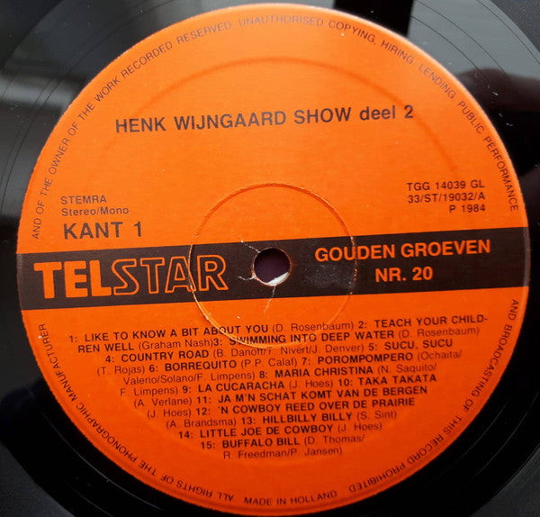 Henk Wijngaard - De Henk Wijngaard Show Deel 2