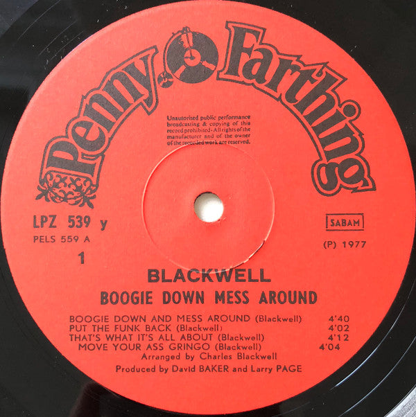Blackwell -Boogie Down Mess Around