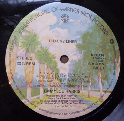 Emmylou Harris -Luxury Liner