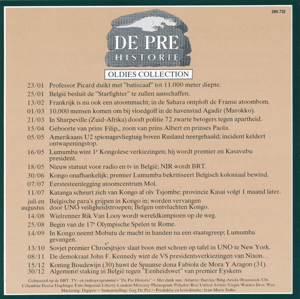 Various -De Pre Historie 200 Original Hits 1960-1969