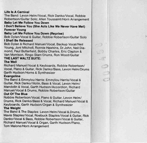 The Band -The Last Waltz