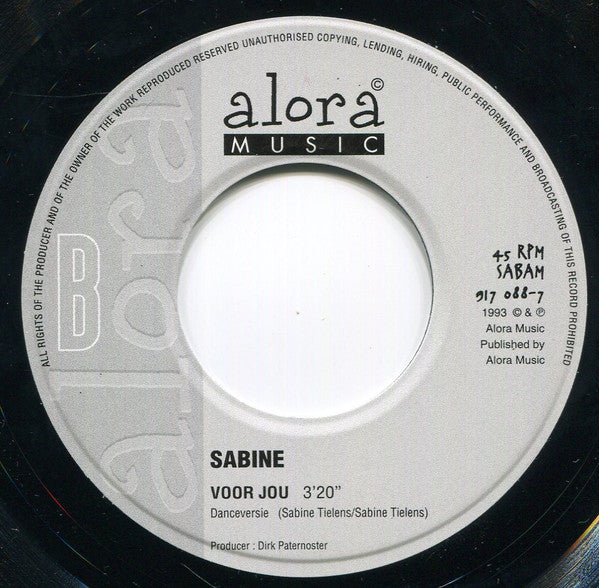 Sabine* -Voor Jou