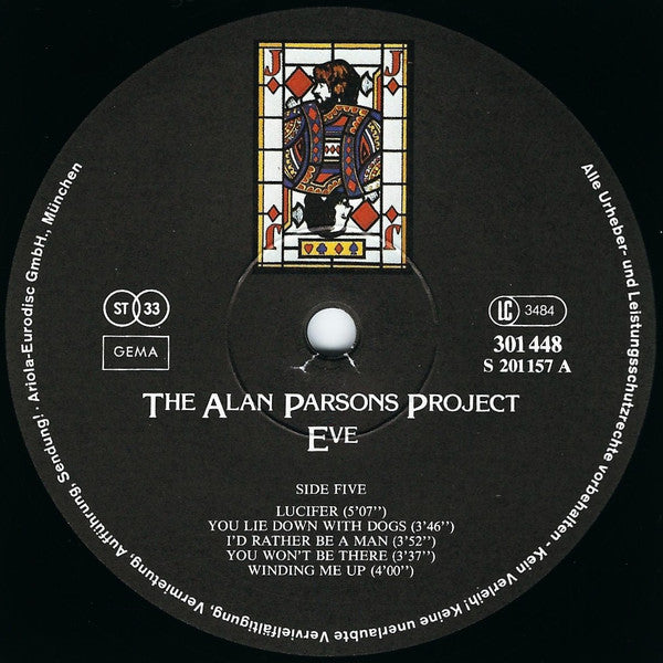 The Alan Parsons Project -I Robot / Pyramid / Eve / The Turn Of A Friendly Card