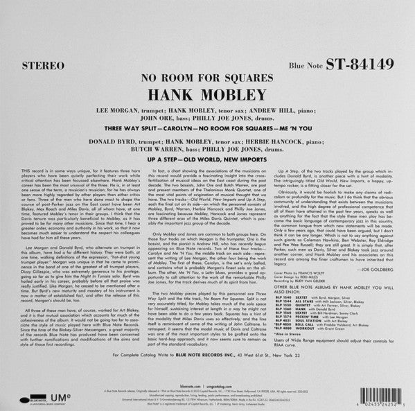 Hank Mobley - No Room For Squares
