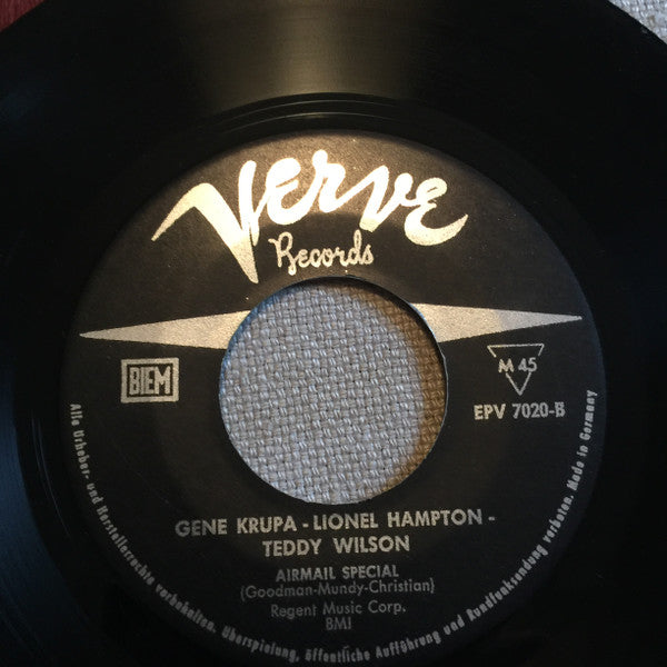 Gene Krupa, Lionel Hampton, Teddy Wilson - Just, You, Just Me / Airmail Special
