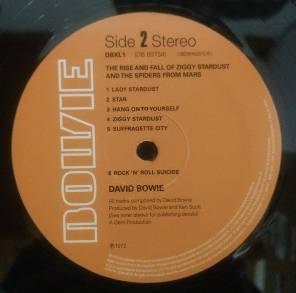 David Bowie -The Rise And Fall Of Ziggy Stardust And The Spiders From Mars