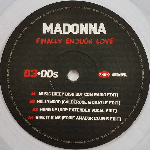 Madonna -Finally Enough Love