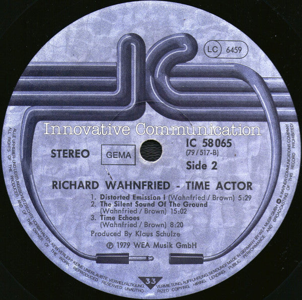 Richard Wahnfried -Time Actor