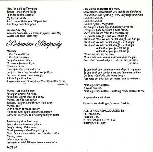 Queen -A Night At The Opera