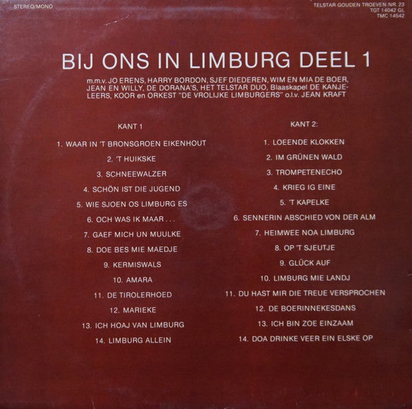 Various -Bij Ons In Limburg Deel 1