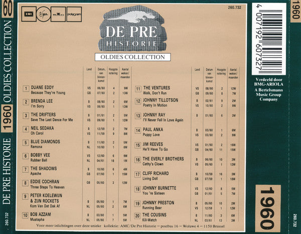 Various -De Pre Historie 200 Original Hits 1960-1969