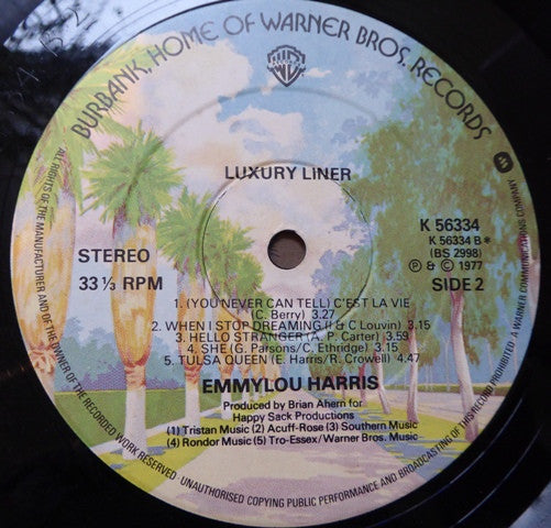 Emmylou Harris -Luxury Liner