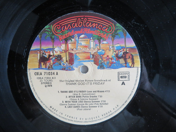 Various - Thank God It's Friday (The Original Motion Picture Soundtrack)