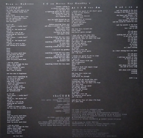 The Cure - Songs Of A Lost World