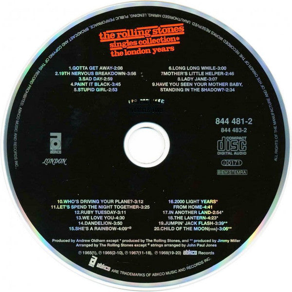 The Rolling Stones -Singles Collection ✱ The London Years