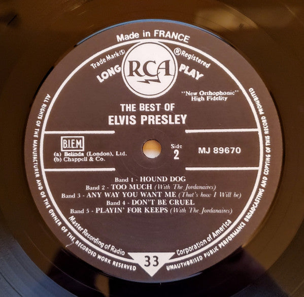 Elvis Presley - The Best Of Elvis