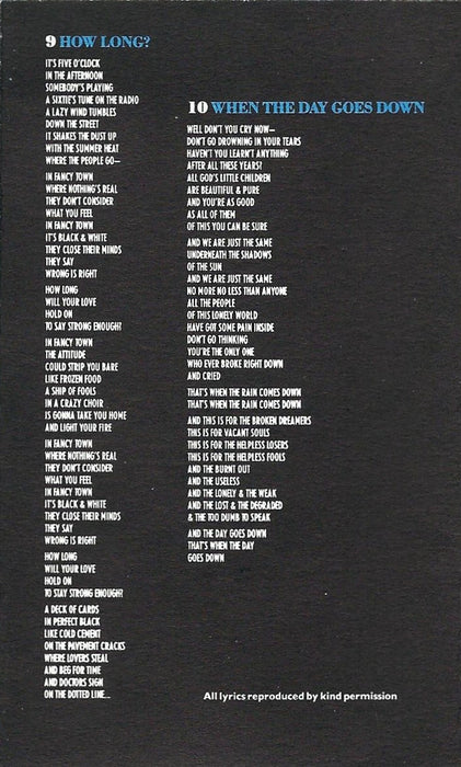 Eurythmics -We Too Are One