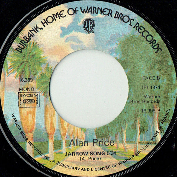 Alan Price -Left Over People / Jarrow Song