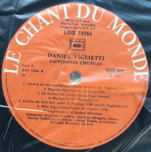 Daniel Viglietti -Canciones Chuecas