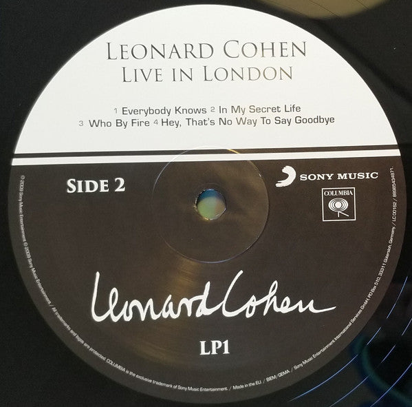 Leonard Cohen -Live In London