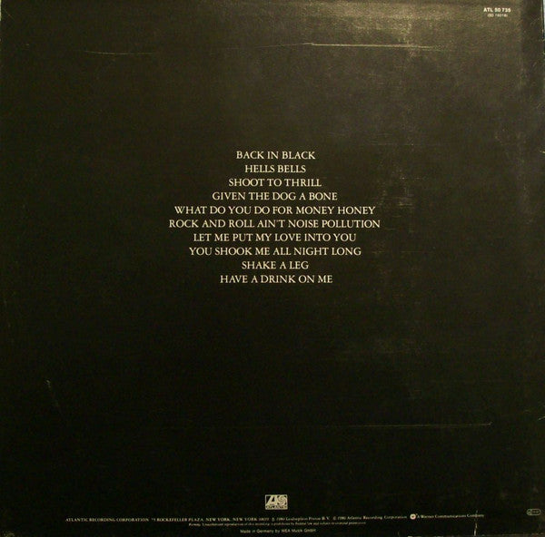 AC/DC -Back In Black