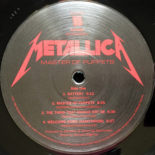 Metallica -Master Of Puppets