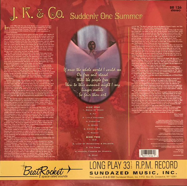 J. K. & Co. -Suddenly One Summer