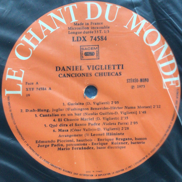 Daniel Viglietti -Canciones Chuecas