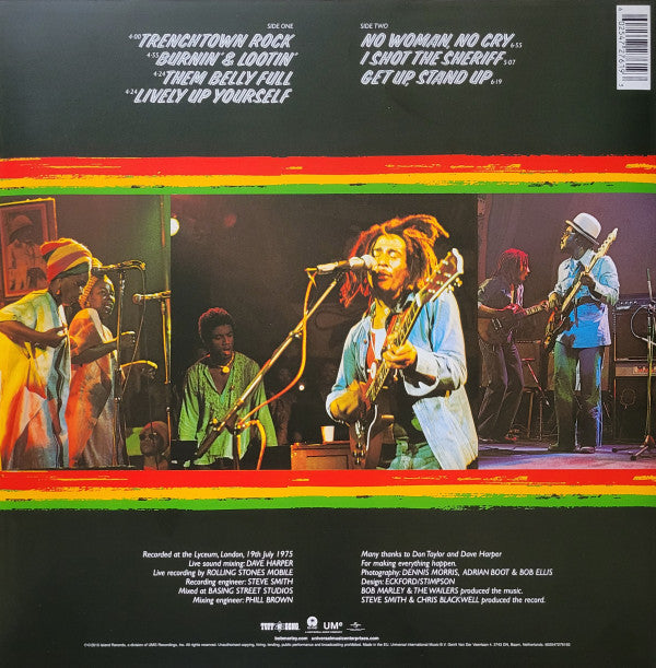 Bob Marley & The Wailers -Live!