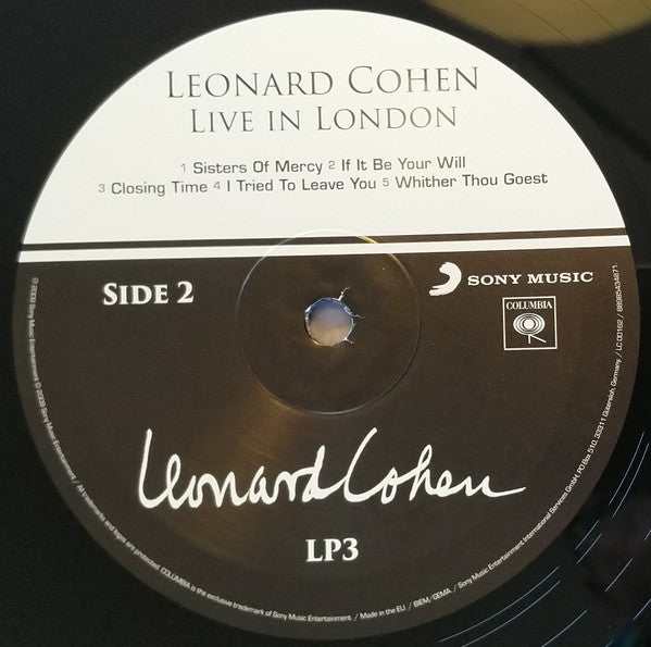 Leonard Cohen -Live In London