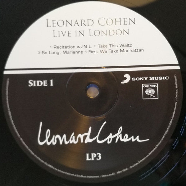Leonard Cohen -Live In London