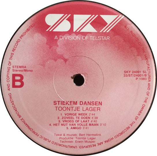 Toontje Lager -Stiekem Dansen