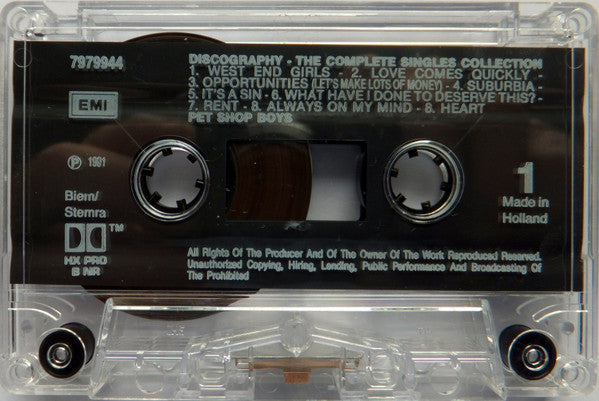 Pet Shop Boys - Discography (The Complete Singles Collection)