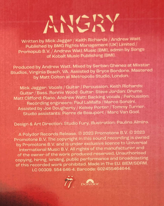 Rolling Stones* - Angry