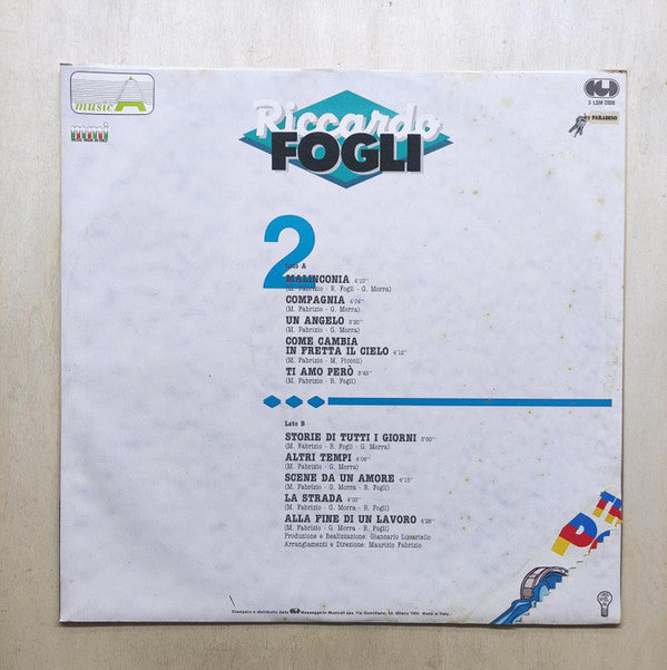 Riccardo Fogli -Riccardo Fogli