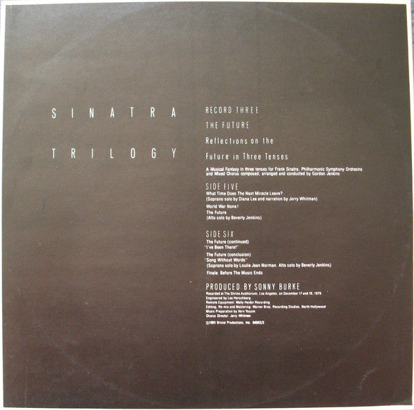 Frank Sinatra -Trilogy: Past, Present & Future