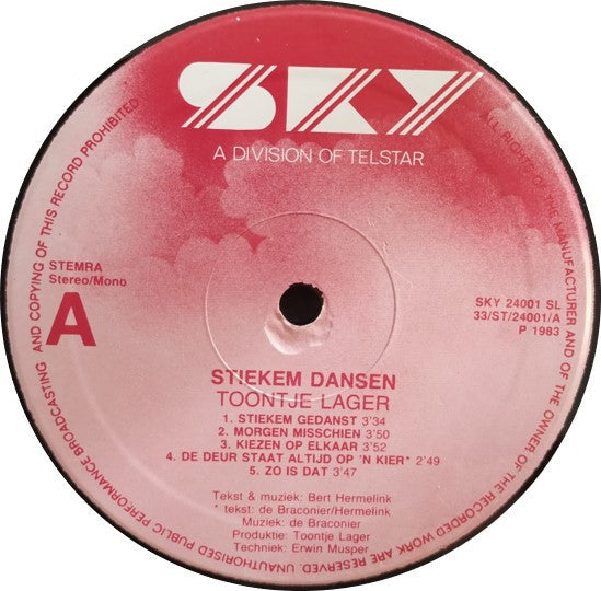 Toontje Lager -Stiekem Dansen