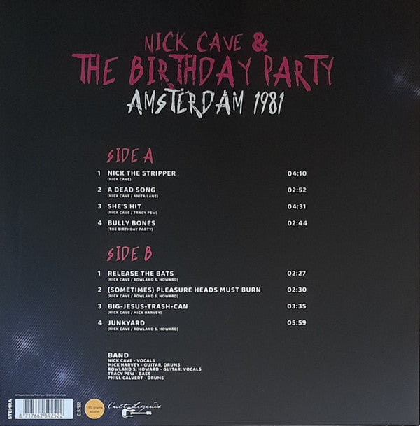 Nick Cave & The Birthday Party* -Amsterdam 1981