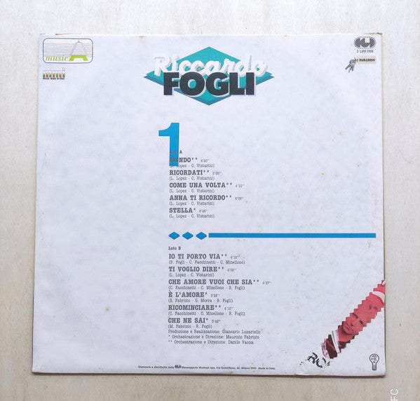 Riccardo Fogli -Riccardo Fogli