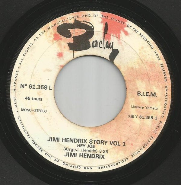 Jimi Hendrix -Hey Joe
