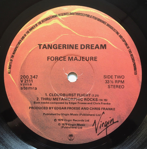 Tangerine Dream -Force Majeure