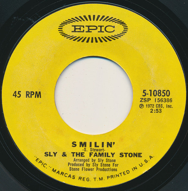 Sly &amp; The Family Stone - Smilin'