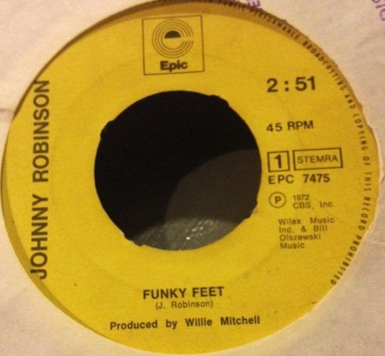 Johnny Robinson -Funky Feet