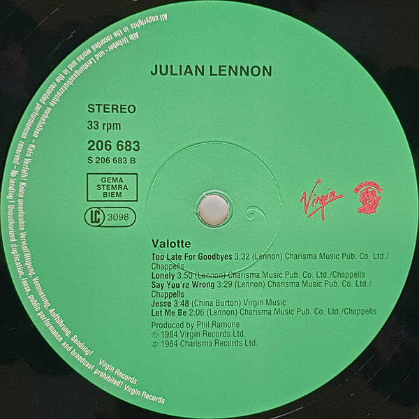Julian Lennon - Valotte