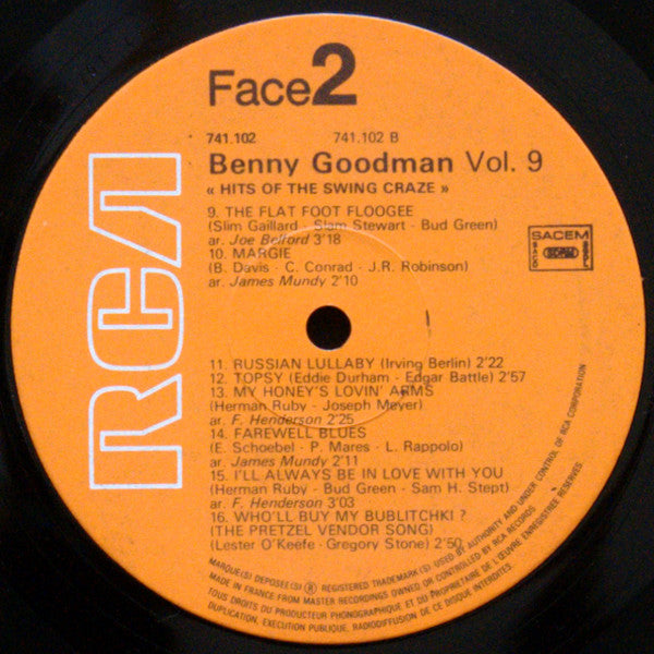 Benny Goodman - Hits Of The Swing Craze Volume 9 (1936-1939)