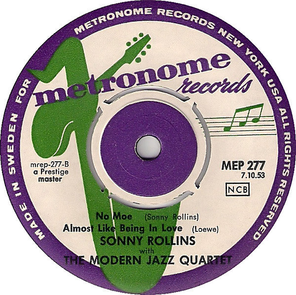 Sonny Rollins With The Modern Jazz Quartet - Sonny Rollins