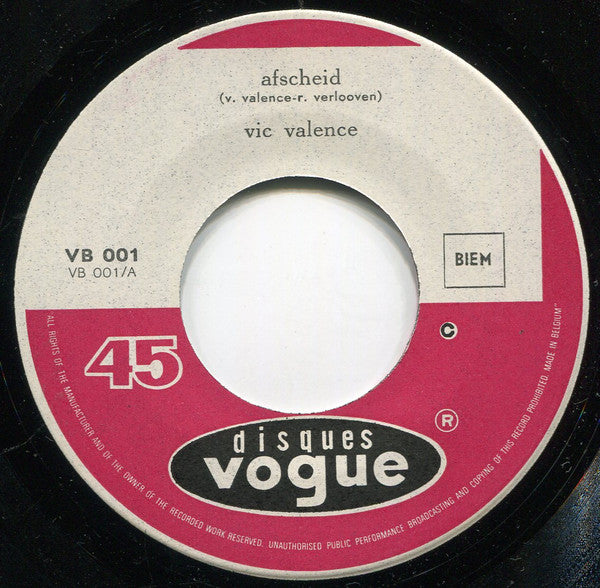 Vic Valence -Afscheid