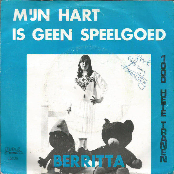 Berritta -Mijn Hart Is Geen Speelgoed