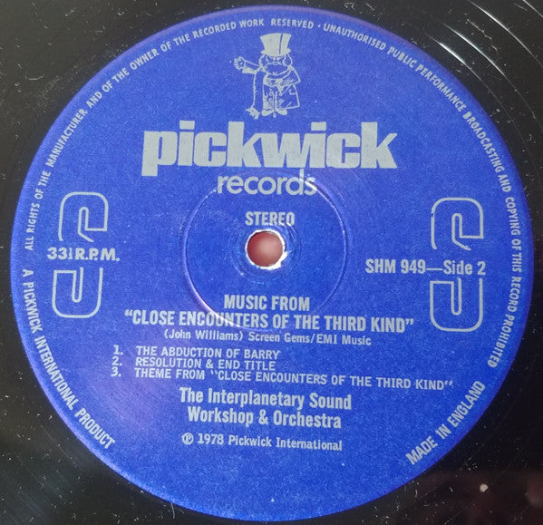 The Interplanetary Sound Workshop & Orchestra -Music From Close Encounters Of The Third Kind