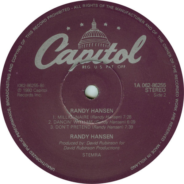 Randy Hansen -Randy Hansen